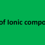 Uses of Ionic compounds