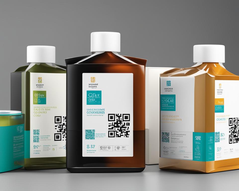 product packaging and QR codes