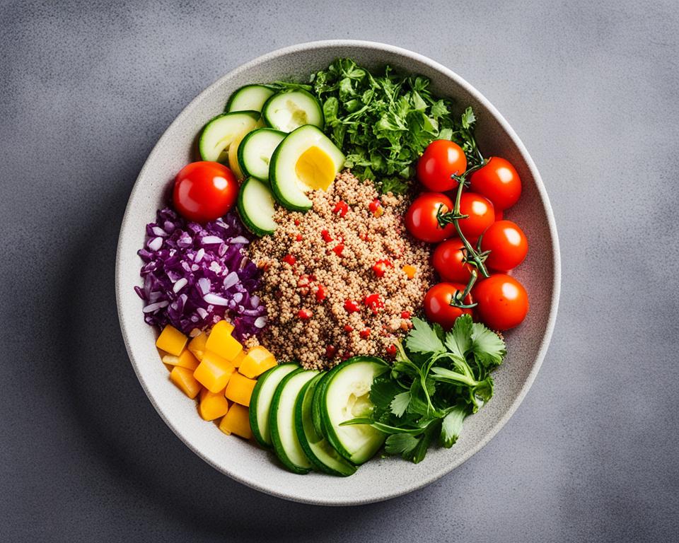 quinoa in salads and bowls