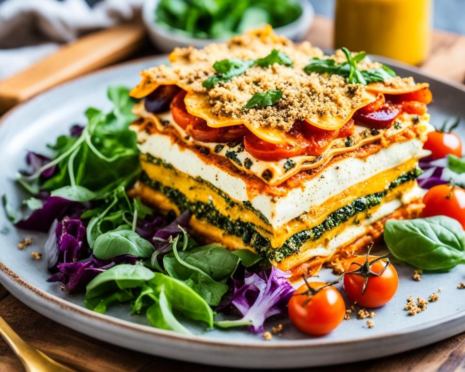nutritional yeast in vegan lasagna